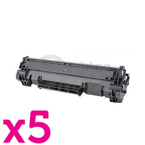 5 x HP 48A CF248A Generic Black Toner Cartridge - 1,000 Pages