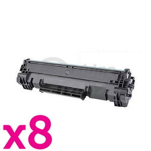 8 x HP 48A CF248A Generic Black Toner Cartridge - 1,000 Pages