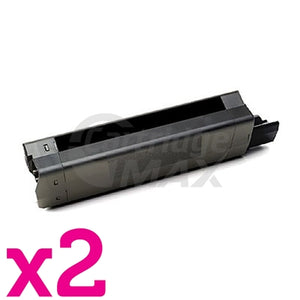 2 x OKI C5650, C5750 Generic Black Toner Cartridge - 8,000 pages (43865712)