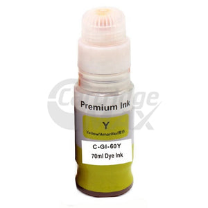 Generic Canon GI60Y Yellow Ink Bottle 70ML