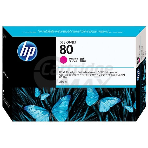 HP 80 Original Magenta 350ML Inkjet Cartridge C4847A