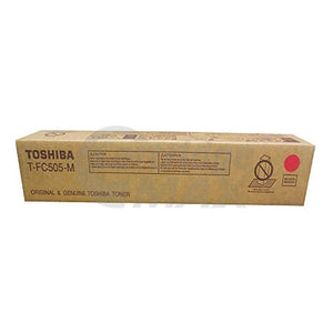 Original Toshiba e-Studio 2505AC, 3005AC, 3505AC, 4505AC, 5005AC Magenta Toner Cartridge TFC505M