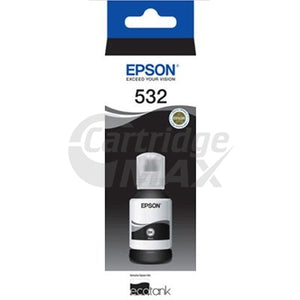 Original Epson T532 EcoTank Black Ink Bottle C13T03J192