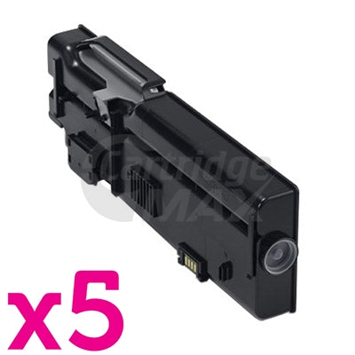 5 x Dell C2660dn / C2665dnf Generic Black Toner Cartridge