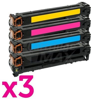 3 sets of 4 Pack Generic Canon CART-416 Toner Combo [3BK,3C,3M,3Y]