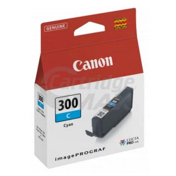 Original Canon PFI-300C Cyan Ink Cartridge