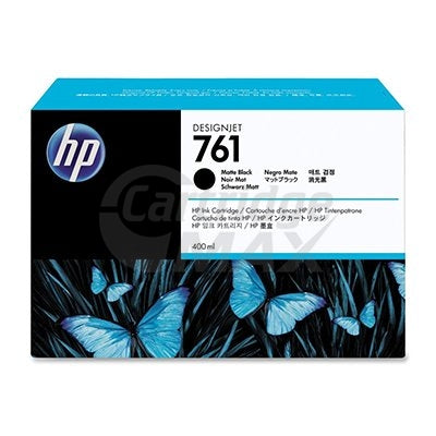 HP 761 Original Matte Black 400ML Inkjet Cartridge CM991A