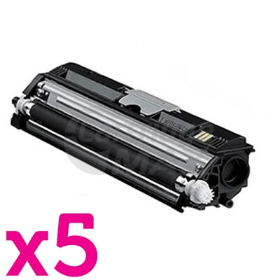 5 x OKI C110/C130n Generic Black Toner Cartridge 2,500 pages (44250708)