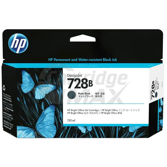 HP 728B Original Black 130ML Inkjet Cartridge 3WX26A