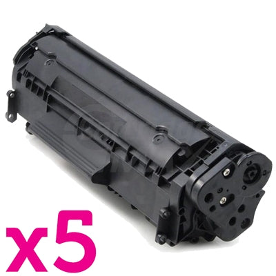 5 x Canon CART-303 Black Generic Toner Cartridge 2,000 Pages