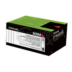 1 x Lexmark (80C80M0) Original CX310 / CX410 / CX510 Magenta Toner Cartridge