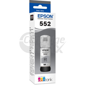 Original Epson T552 Claria EcoTank Grey Ink Bottle C13T06W592