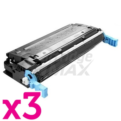 3 x HP Q5950A (643A) Generic Black Toner Cartridge  - 11,000 Pages