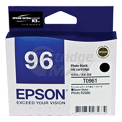 Epson Original T0961 Photo Black Ink Cartridge - 495 pages [C13T096190]