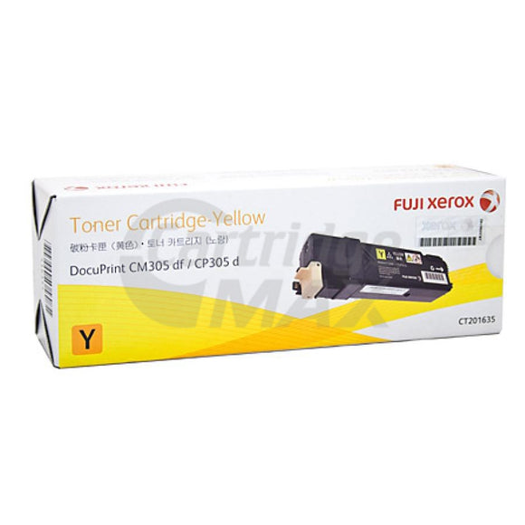 Fuji Xerox DocuPrint CP305d,CM305df Original Yellow Toner Cartridge - 3,000 pages (CT201635)