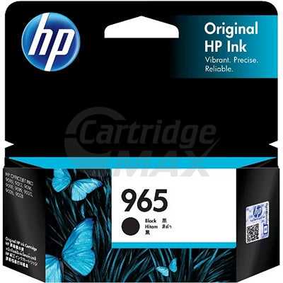 HP 965 Original Black Inkjet Cartridge 3JA80AA - 1,000 Pages