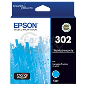 Epson 302 (C13T01W292) Original Cyan Inkjet Cartridge