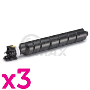 3 x Compatible for TK-8529K Black Toner Cartridge suitable for Kyocera TASKalfa 4052CI 4053CI