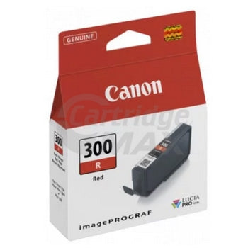 Original Canon PFI-300R Red Ink Cartridge