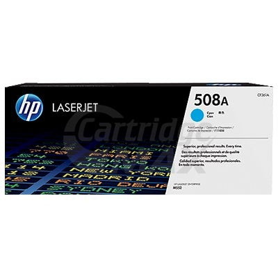 HP 508A (CF361A) Original Cyan Toner Cartridge - 5,000 Pages