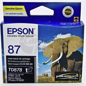 Epson 87 T0878 Matte Black Original Ink Cartridge - 520 pages [C13T087890]