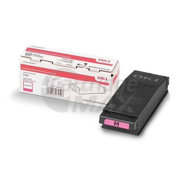 OKI Original C650 C650dn Magenta Toner Cartridge YA8001-1088G