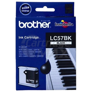 Original Brother LC-57BK Black Ink Cartridge