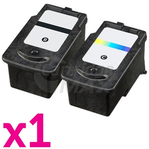 2-Pack Canon PG-645XL, CL-646XL Generic [1Black + 1Colour] High Yield Ink Combo