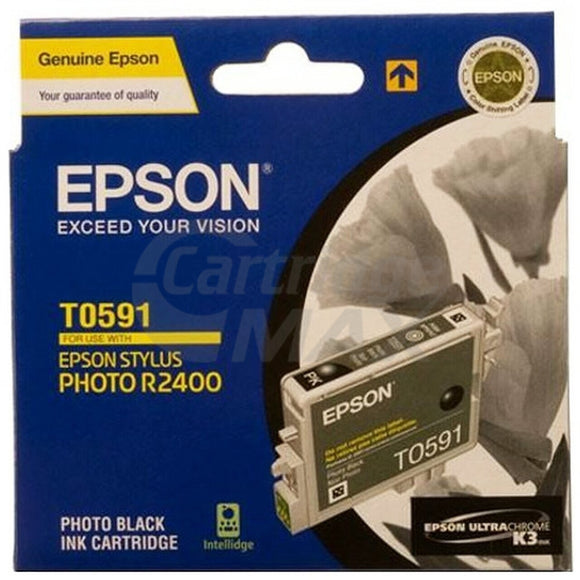 Epson Original T0591 Black Ink Cartridge - 450 pages [C13T059190]