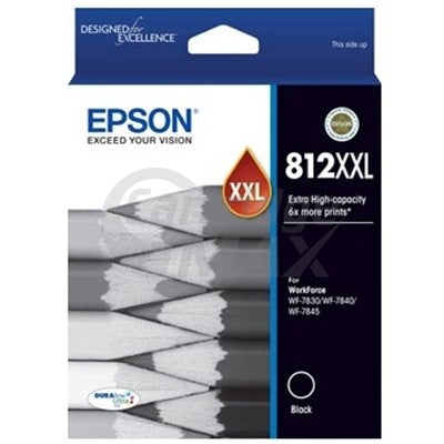 Epson 812XXL (C13T02K192) Original Black Extra High Yield Ink Cartridge