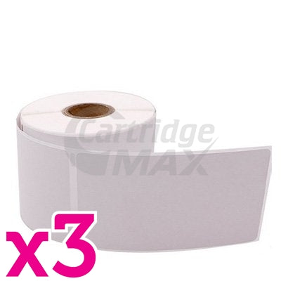 3 x Dymo SD30256 / S0719190 Generic White Label Roll 59mm (W) x 102mm (H)  - 300 labels per roll