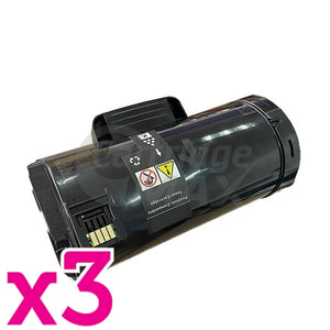 3 x Generic Fuji Xerox ApeosPort-VII P5021, DocuPrint P475 AP Black High Yield Toner Cartridge (CT203366)