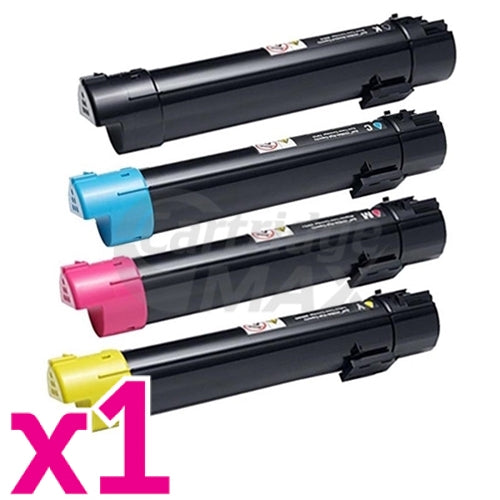 4 Pack Dell C5765 / C5765dn Generic Toner Cartridges [1BK,1C,1M,1Y]