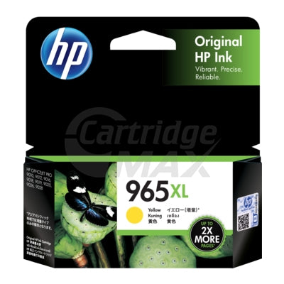 HP 965XL Original Yellow High Yield Inkjet Cartridge 3JA83AA - 1,600 Pages