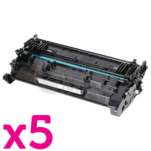 5 x HP CF226A (26A) Generic Black Toner Cartridge - 3,100 Pages