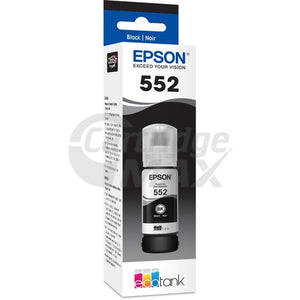 Original Epson T552 Claria EcoTank Black Ink Bottle C13T06V192