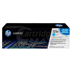 HP CB541A (125A) Original Cyan Toner Cartridge - 1,400 Pages