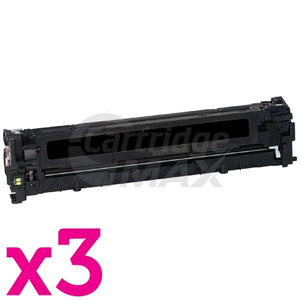 3 x Generic Canon CART-316BK Black Toner Cartridge