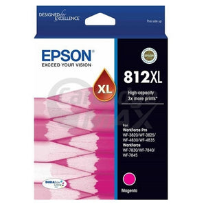 Epson 812XL (C13T05E392) Original Magenta High Yield Ink Cartridge