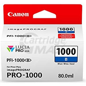 Original Canon PFI-1000B Blue Ink Cartridge