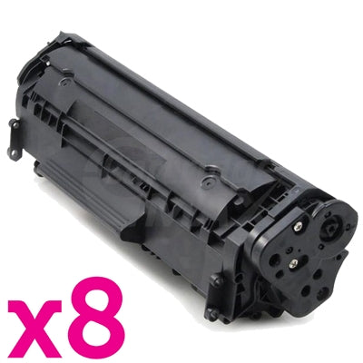 8 x Canon CART-303 Black Generic Toner Cartridge 2,000 Pages