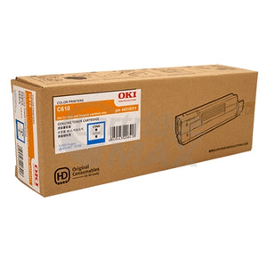 OKI Original C610/ C610N Cyan Toner Cartridge - 6,000 pages (44315311)