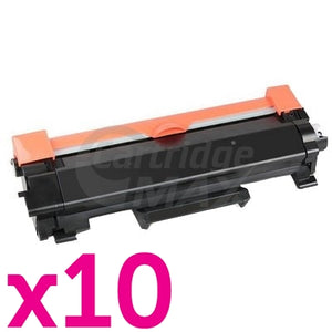 10 x Brother TN-2450 High Yield Generic Toner Cartridge