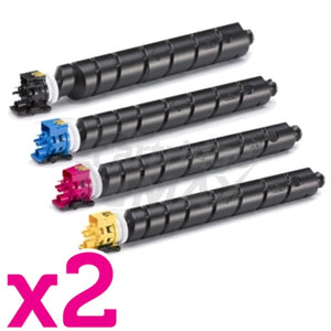 2 Sets of 4 Pack Compatible for TK-8529 Toner Cartridge suitable for Kyocera TASKalfa 4052CI 4053CI [2BK,2C,2M,2Y]