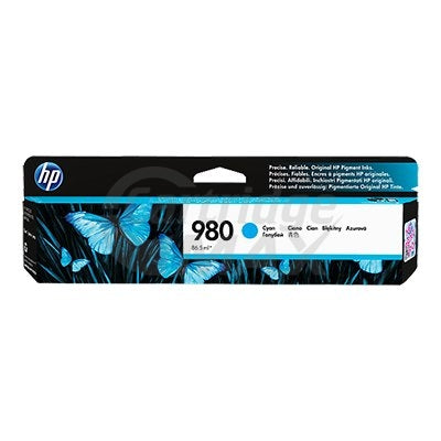HP D8J07A (980) Original Cyan Inkjet Cartridge - 6,600 Pages