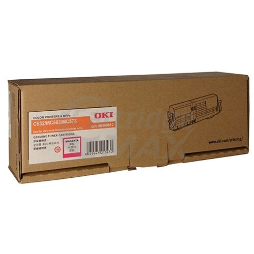 OKI C532DN / MC573DN Original Magenta Toner Cartridge (46490610)