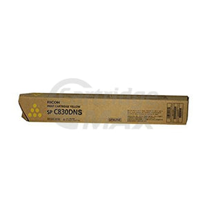 Lanier SPC830 Original Yellow Toner Cartridge [821138]