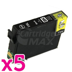 5 x Epson 39XL Generic Black High Yield Inkjet Cartridge C13T04L192