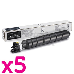 5 x Original Kyocera TK-8349K Black Toner Cartridge