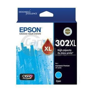 Epson 302XL (C13T01Y292) Original Cyan High Yield Inkjet Cartridge